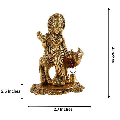 Lord Kanha Ji Metal Showpiece Default Title