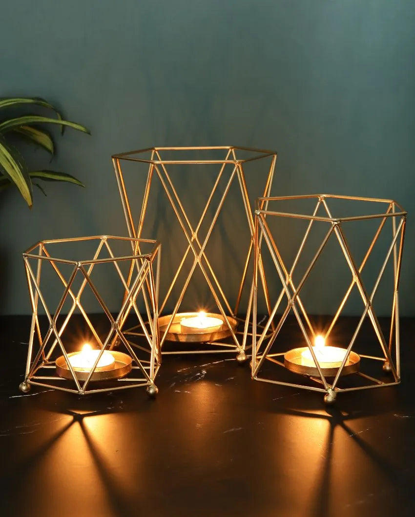 Pillar Candle Holders | Set of 3