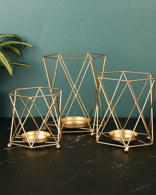 Pillar Candle Holders | Set of 3