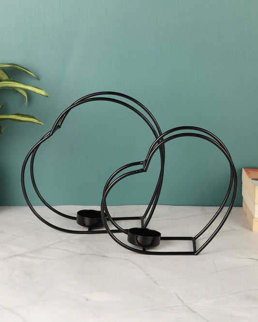 Heart Tealight Candle Holder  | Set of 2