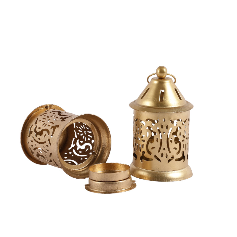 Small Decorative Lantern Candle Holder | Set of 2 Default Title