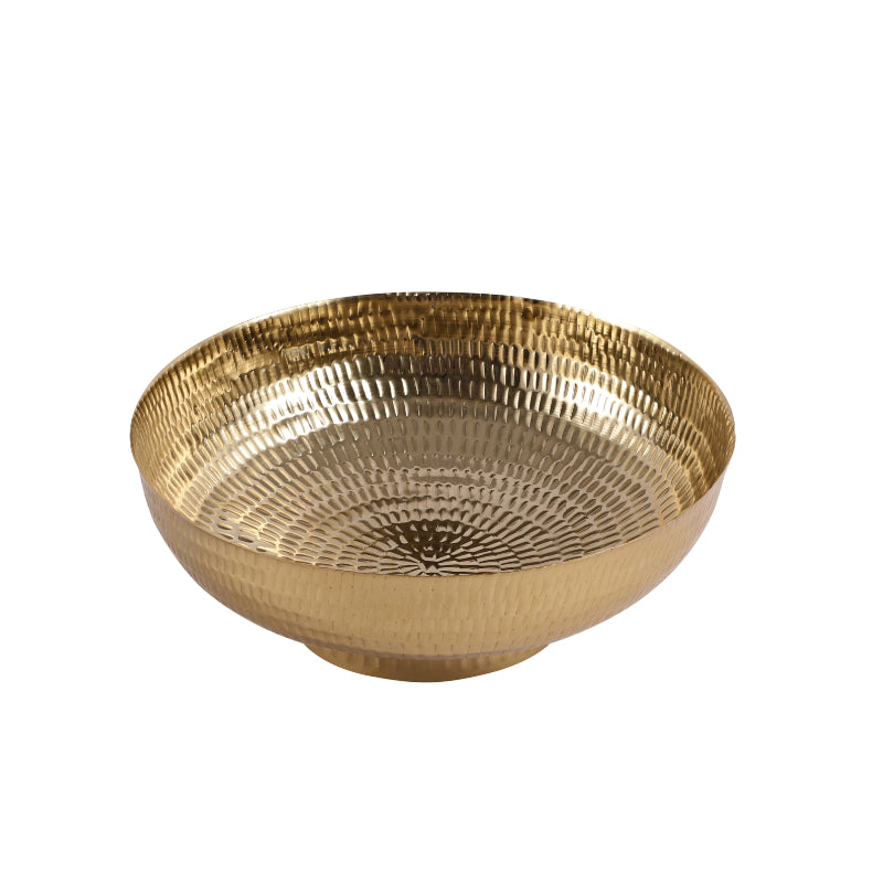 Gold Modern Decorative Fruit Bowl Default Title