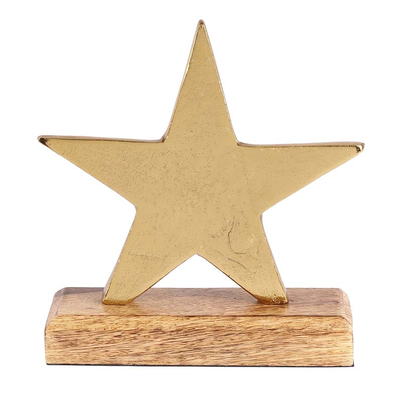 Star Decor Showpiece | Multiple Colors Gold