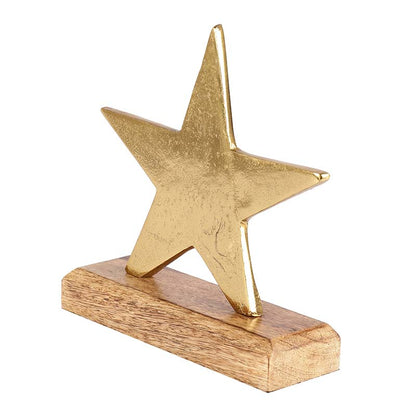 Star Decor Showpiece | Multiple Colors Gold