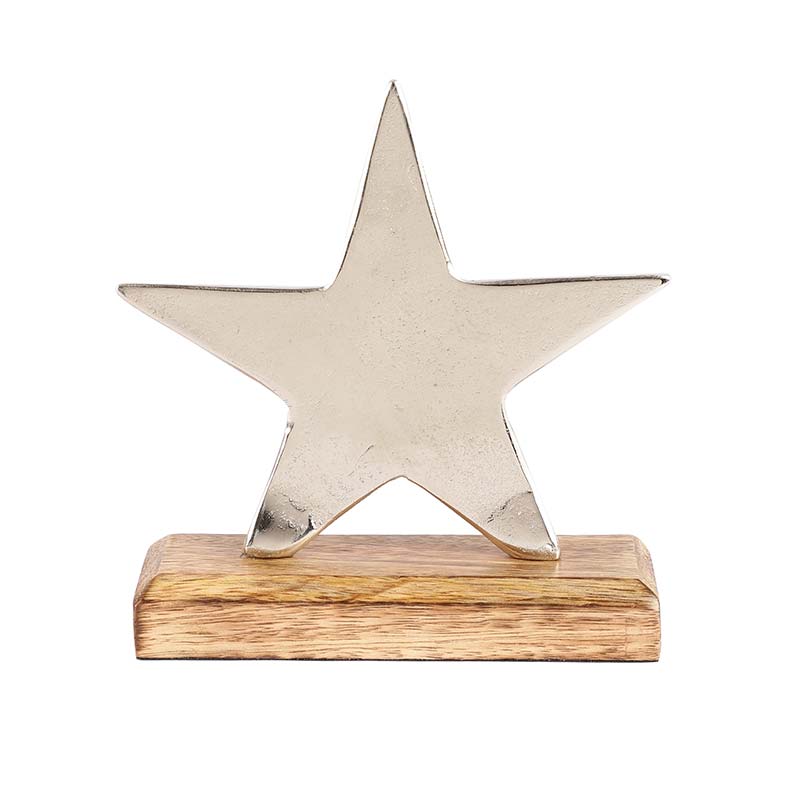 Star Decor Showpiece | Multiple Colors Silver