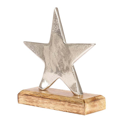 Star Decor Showpiece | Multiple Colors Silver