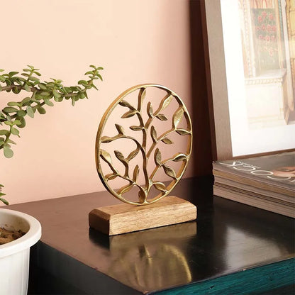 Leaves Decor Showpiece | Multiple colors Gold