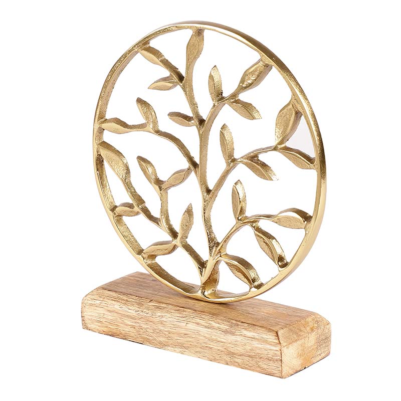 Leaves Decor Showpiece | Multiple colors Gold