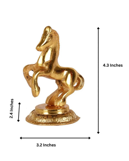 Small Galloping Horse Showpiece Decorative Accent