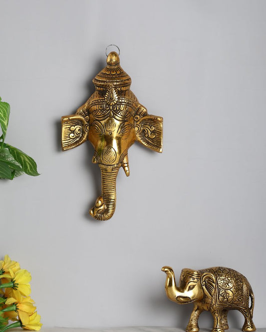 Lord Ganesh Wall Hanging For Home Entrance