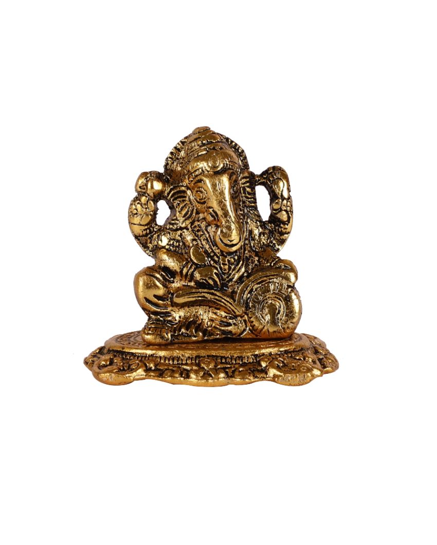 Lord Ganesh Writing Statue