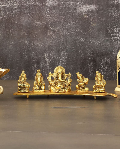 Exquisite Musical Ganesh Idol with Velvet Gift Box | 11 x 2 x 3 inches