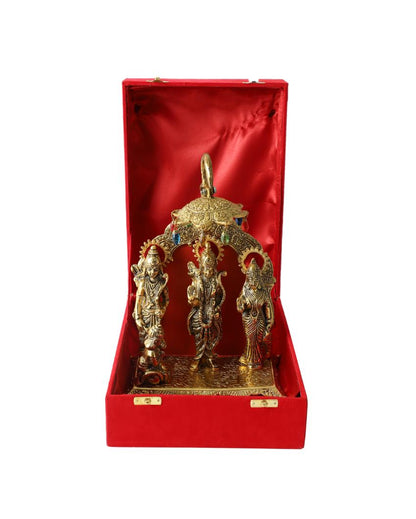 Majestic Lord Ram Darbar Idol with Velvet Gift Box | 8 x 5 x 12 inches