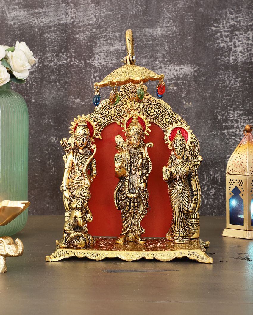 Majestic Lord Ram Darbar Idol with Velvet Gift Box | 8 x 5 x 12 inches