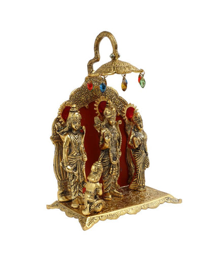 Majestic Lord Ram Darbar Idol with Velvet Gift Box | 8 x 5 x 12 inches