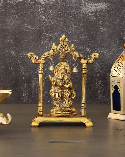 Enchanting Lord Krishna Idol with Velvet Gift Box | 5 x 2 x 7 inches