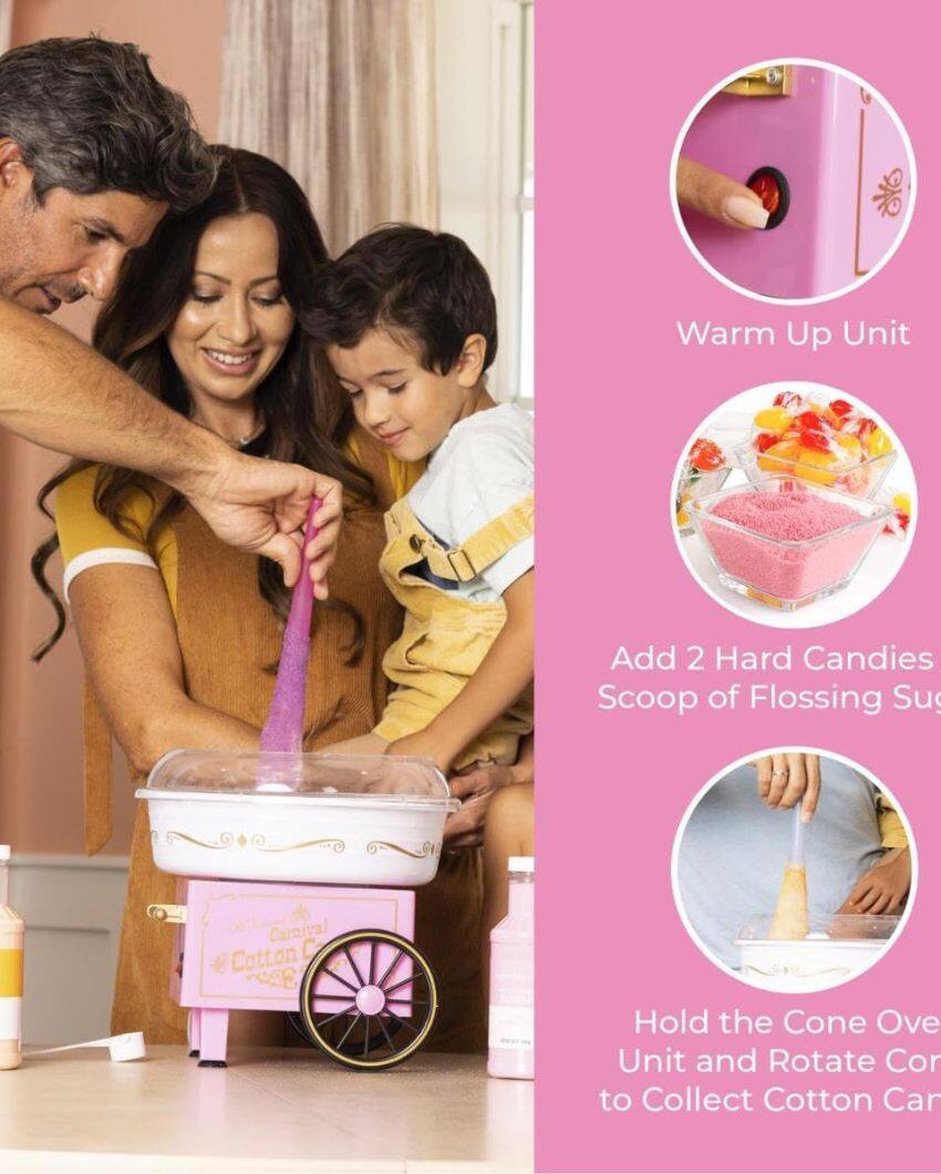 Sweet Fun Cotton Candy Floss Maker Machine | 5 x 4 x 4 inches