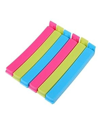 Airtight Bag Seal Multicolor Plastic Clips Set for Food Storage & Travel | 36 Pieces | 6 x 3 x 2 inches