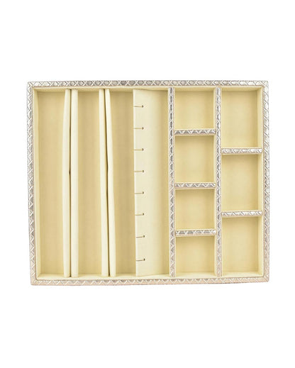 Lux Faux Leather Jewellery Tray | 13 x 11 inches