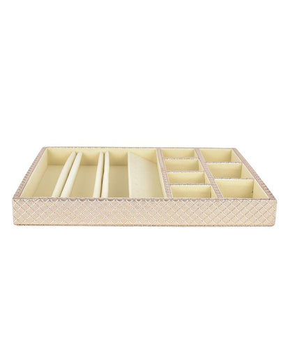 Lux Faux Leather Jewellery Tray | 13 x 11 inches