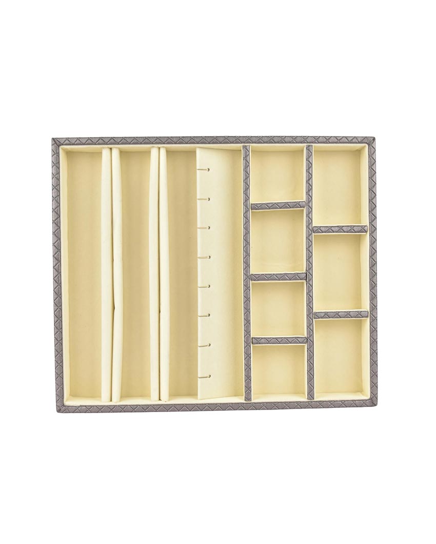 Timeless Faux Leather Jewellery Tray | 13 x 11 inches