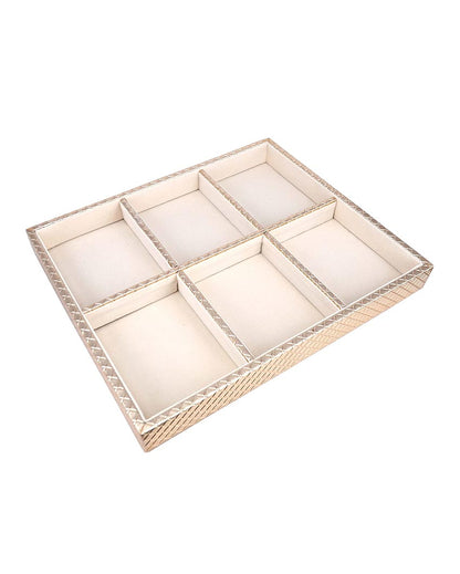 Chic Faux Leather Jewellery Tray | 13 x 11 inches