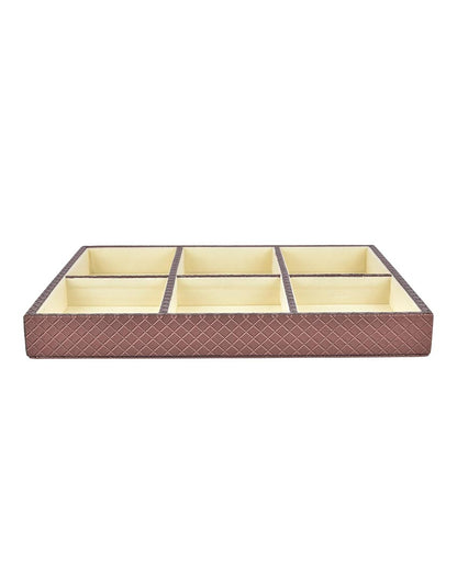 Organized Elegance Faux Leather Jewellery Tray | 13 x 11 inches