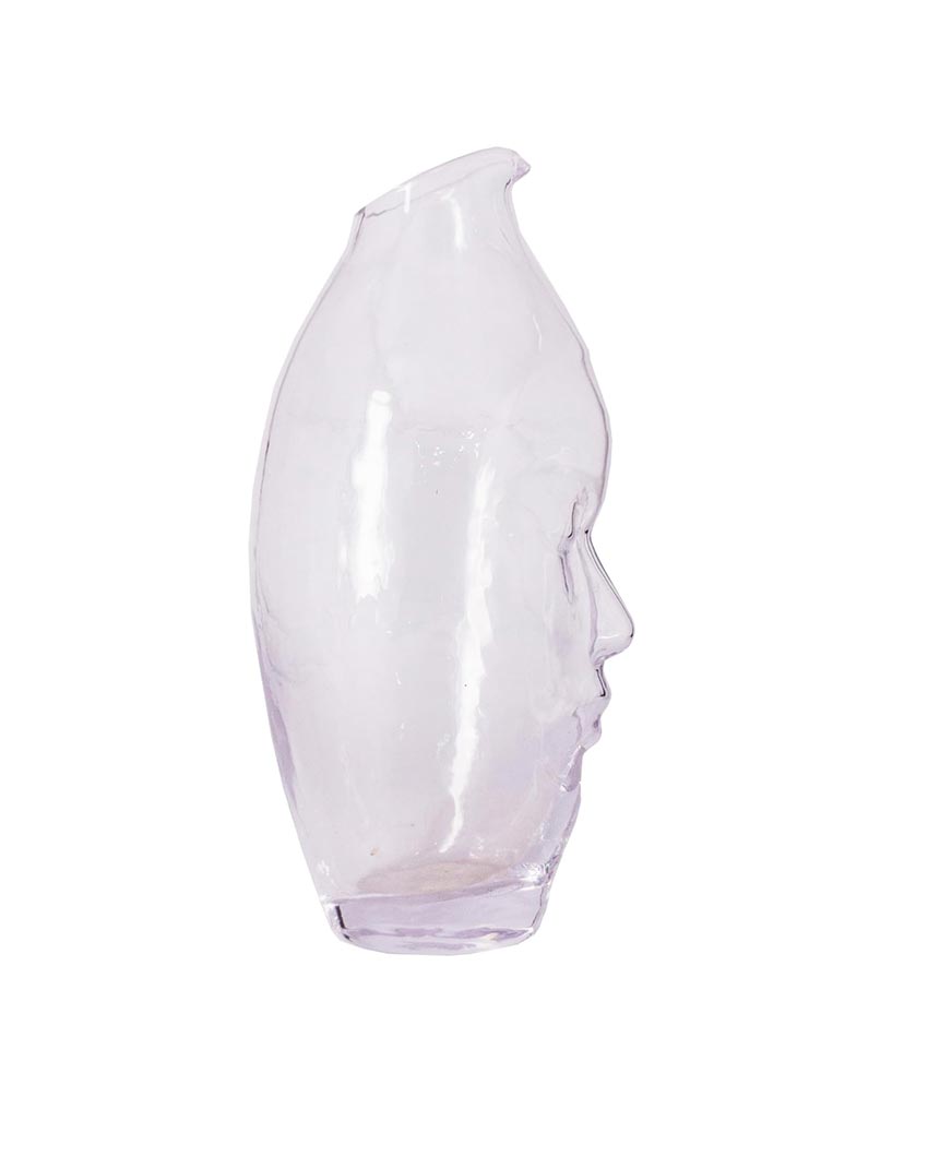 Decorative Glass Face Vase