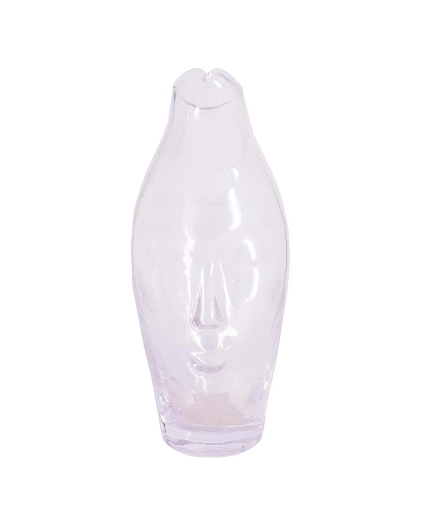 Decorative Glass Face Vase