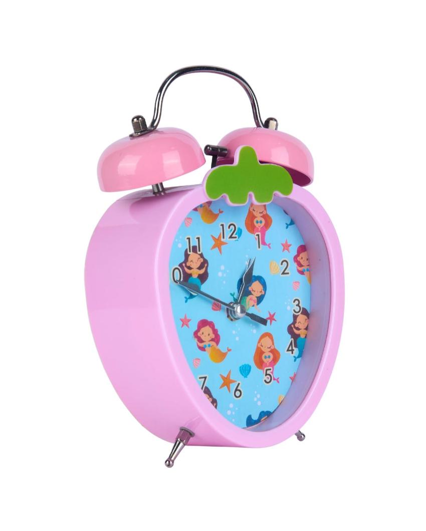 Strawberry Shaped Pink Alarm Table Clock | 5 x 2 inches