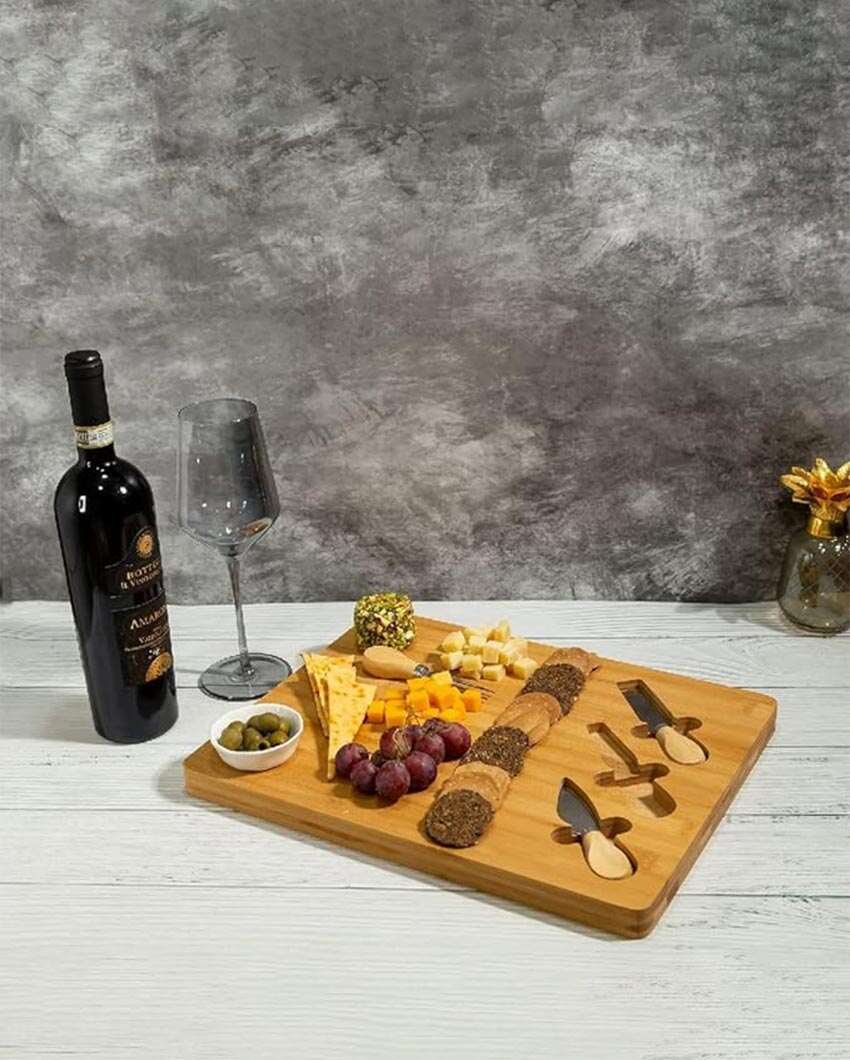 Luxury Cheese Board With Knife Set | 11 x 3 inches