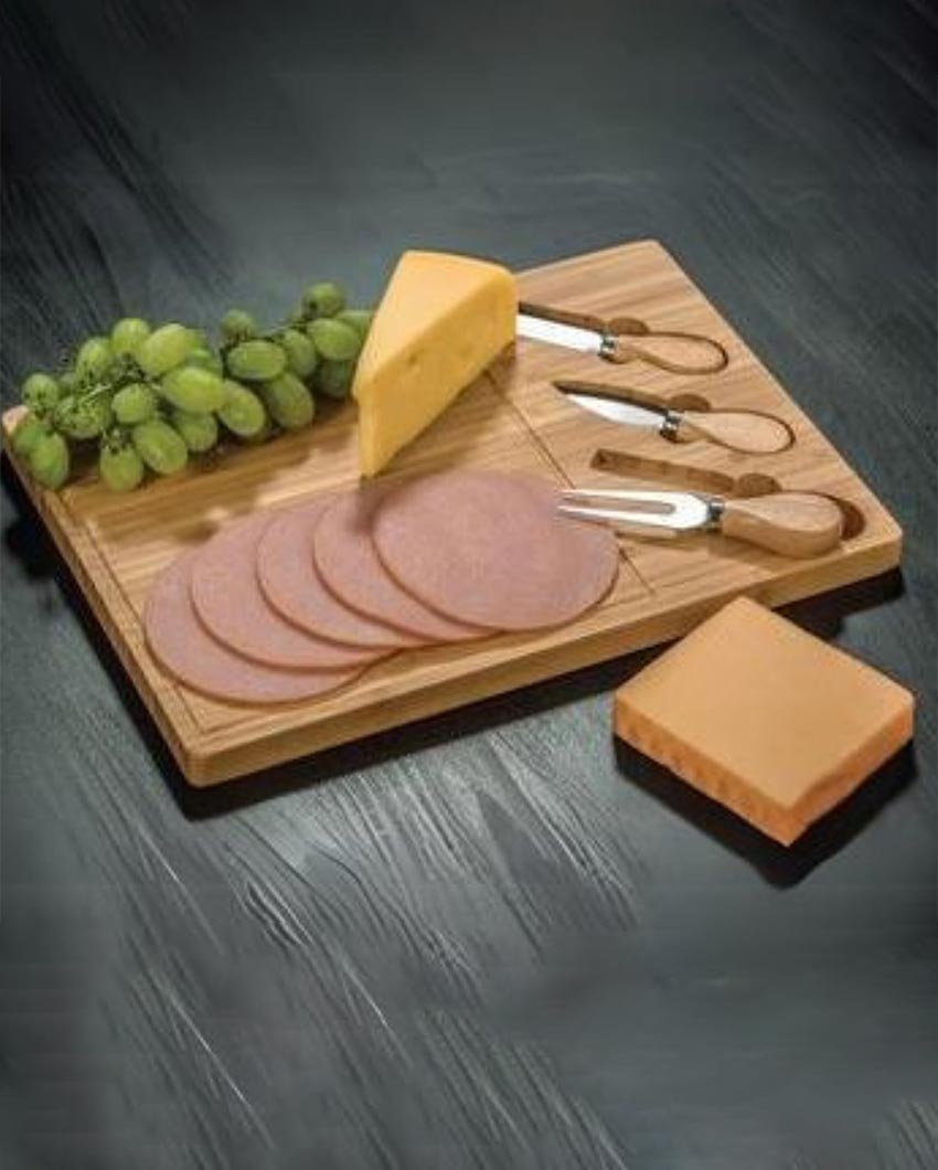 Luxury Cheese Board With Knife Set | 11 x 3 inches