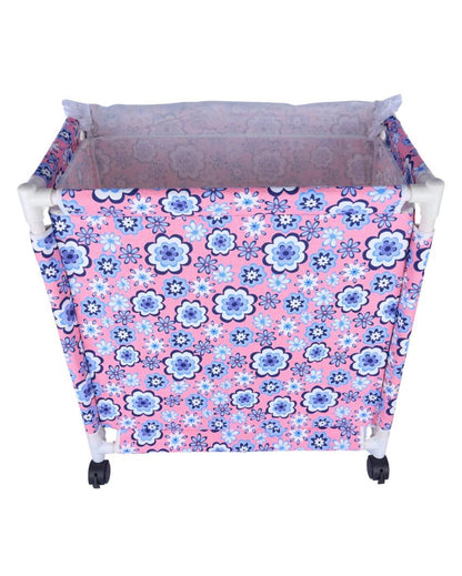 Innovative Multicolor Rolling Laundry Basket | 23 x 21 x 11 inches