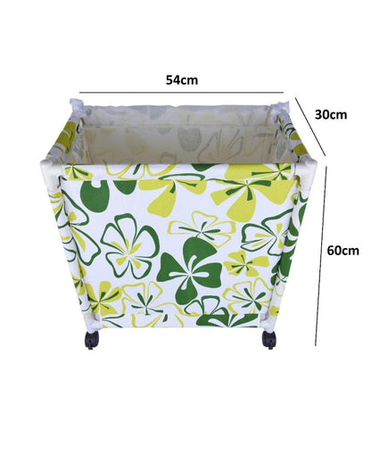 Premium Multicolor Rolling Laundry Basket | 11 x 21 x 23 inches