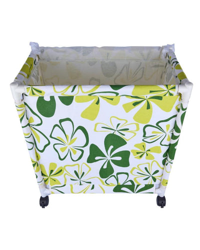 Premium Multicolor Rolling Laundry Basket | 11 x 21 x 23 inches