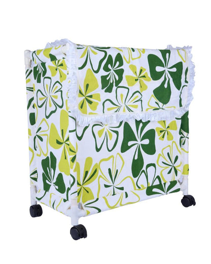 Premium Multicolor Rolling Laundry Basket | 11 x 21 x 23 inches