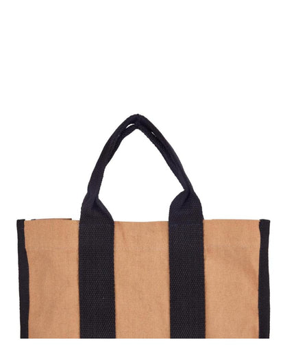 Eco Friendly Canvas Tote Bag with Magnetic Button Closure | 16 x 14 inches