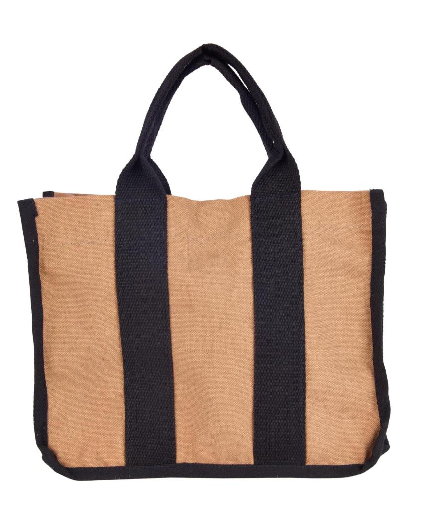 Eco Friendly Canvas Tote Bag with Magnetic Button Closure | 16 x 14 inches