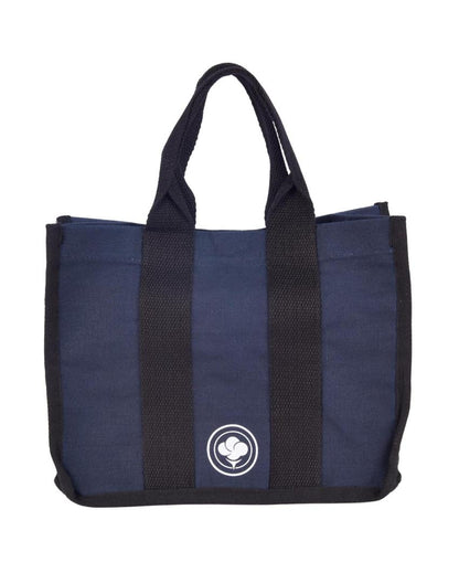 Eco Friendly Canvas Tote Bag with Magnetic Button Closure | 16 x 14 inches