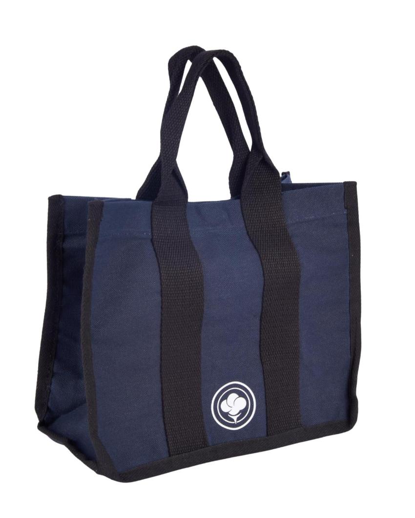 Eco Friendly Canvas Tote Bag with Magnetic Button Closure | 16 x 14 inches