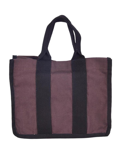 Eco Friendly Canvas Tote Bag with Magnetic Button Closure | 16 x 14 inches