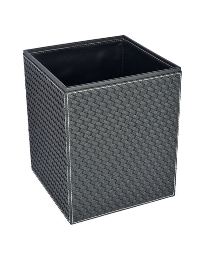 Modern Faux Leather with Minimalist Appeal Dustbin | 5 L | 9 x 11 inches