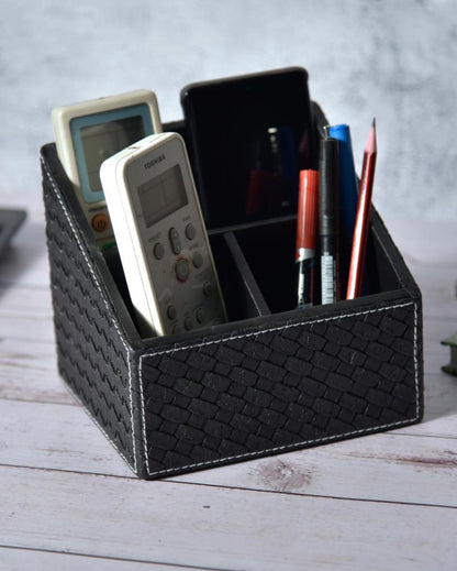 Versatile Organizer  3 Compartments Remote Holder | 6 x 6 x 3 inches