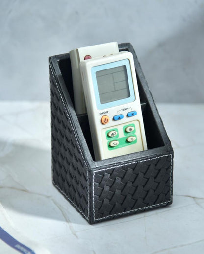 Luxury Organizer  2 Compartments Curve Remote Holder | 7 x 5 x 3 inches