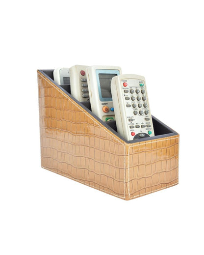 Durable Organizer 4 Compartments Croc Remote Holder | 9 x 4 x 6 inches