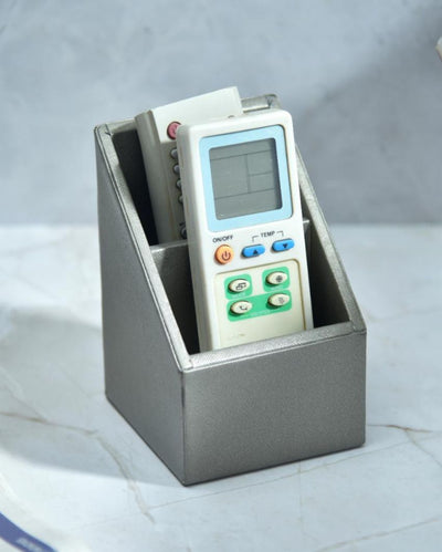 Exquisite Organizer 2 Compartments Plain Remote Holder | 7 x 5 x 3 inches