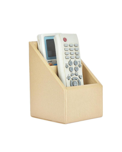 Exquisite Organizer 2 Compartments Plain Remote Holder | 7 x 5 x 3 inches