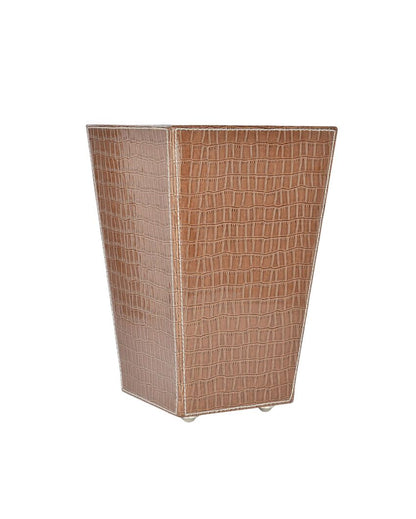 Versatile Faux Leather for Multipurpose Use Dustbin | 5 L | 9 x 12 inches