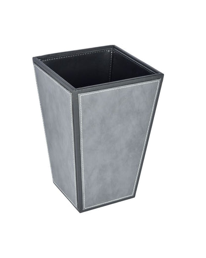 Modern Faux Leather with Dual Tone Style Dustbin | 2.5 L | 7 x 10 inches