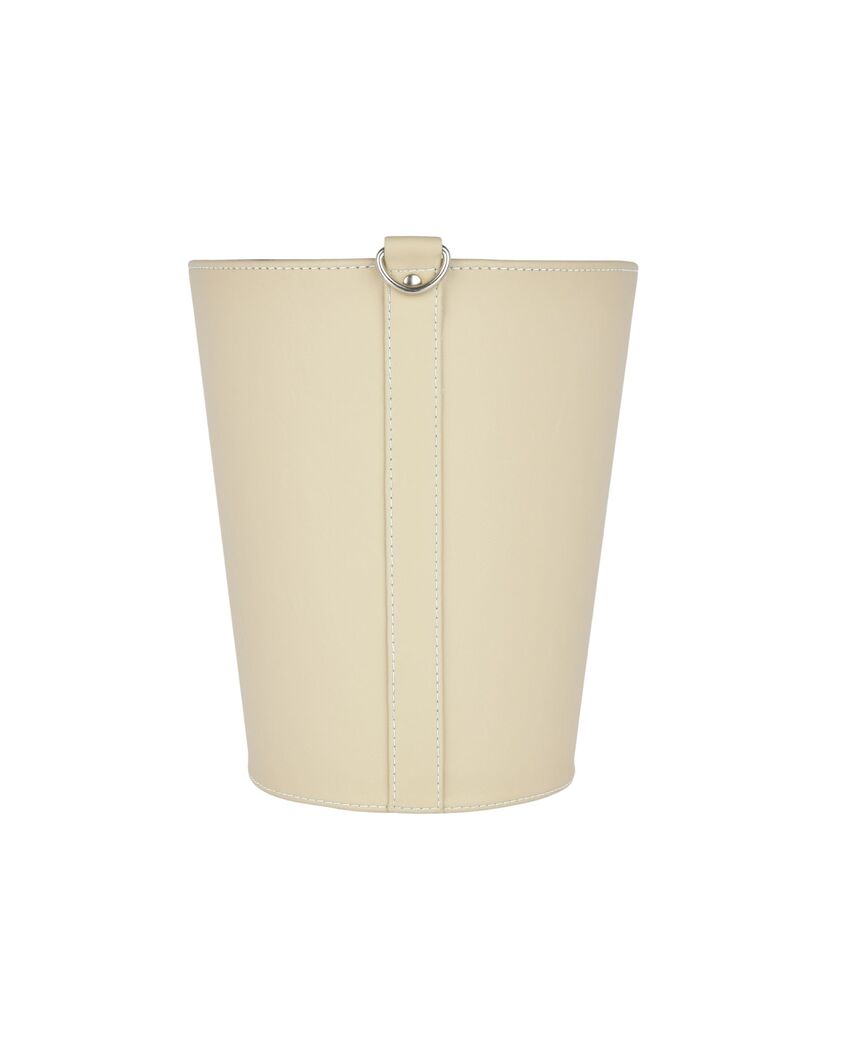 Large Faux Leather with Refined Aesthetic Dustbin | 5 L | 9 x 11 inches